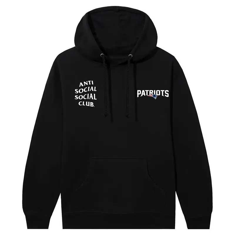 New England Patriots AntiSocialSocialClub x NFL Snap Hoodie - Image 2