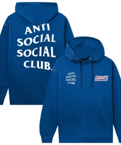 New York Giants AntiSocialSocialClub x NFL Snap Hoodie