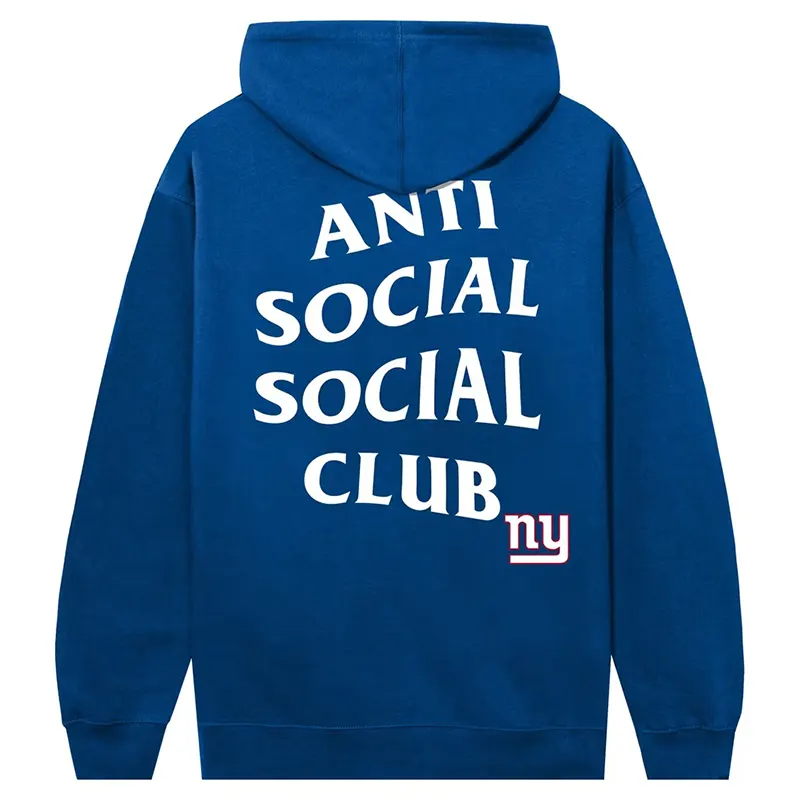 New York Giants AntiSocialSocialClub x NFL Snap Hoodie - Image 3