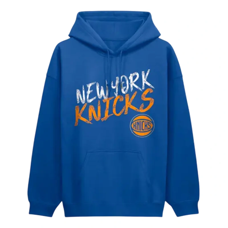 New York Knicks Hustle Name & Number Hoodie
