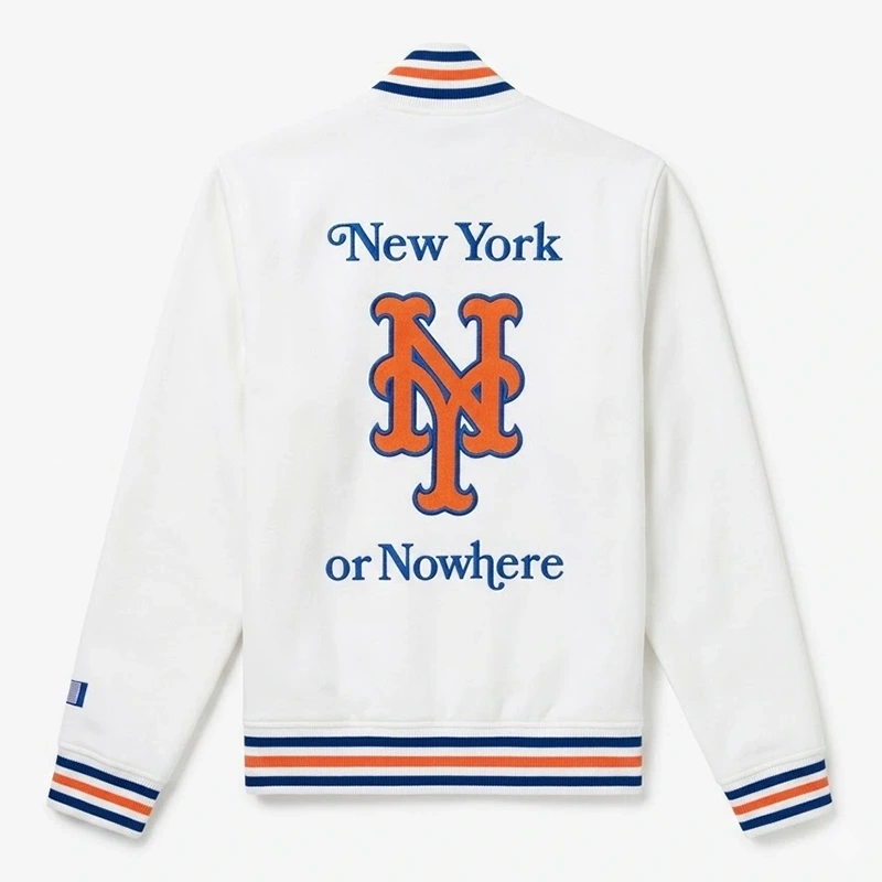 New York Mets New York or Nowhere NYON MLB Jacket - Image 3