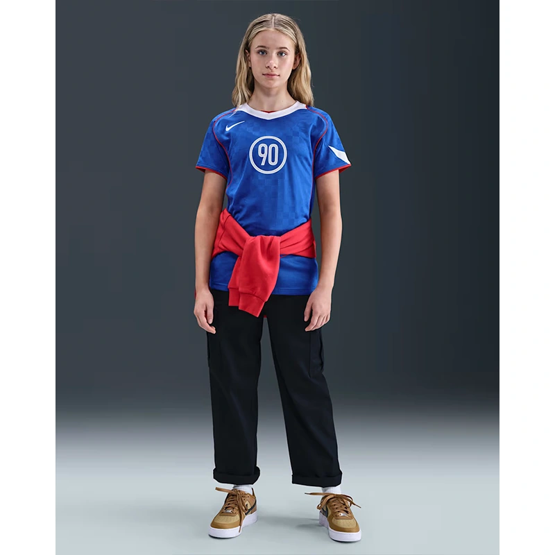 Nike Blue Total 90 Older Kids Dri-FIT Soccer Jersey - Image 4