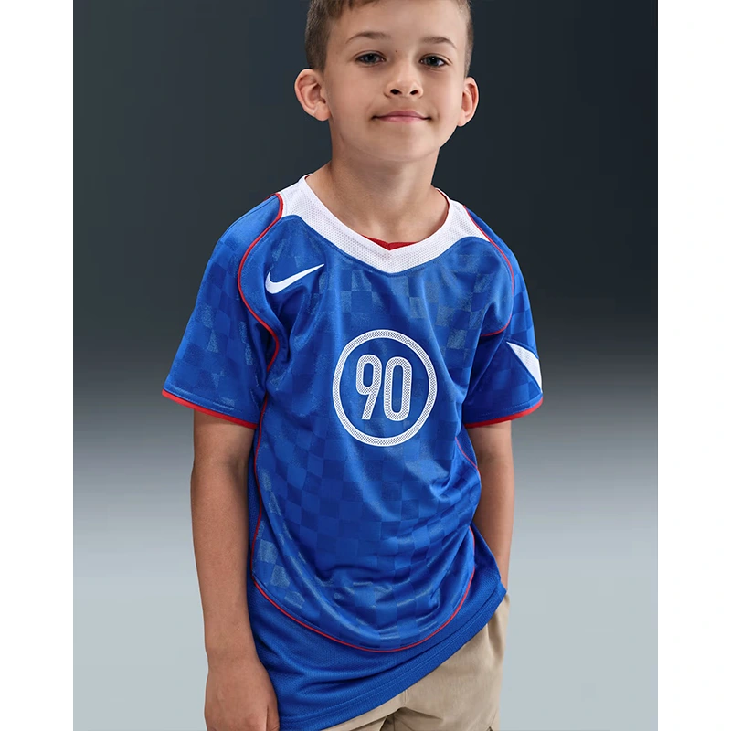 Nike Blue Total 90 Older Kids Dri-FIT Soccer Jersey - Image 7