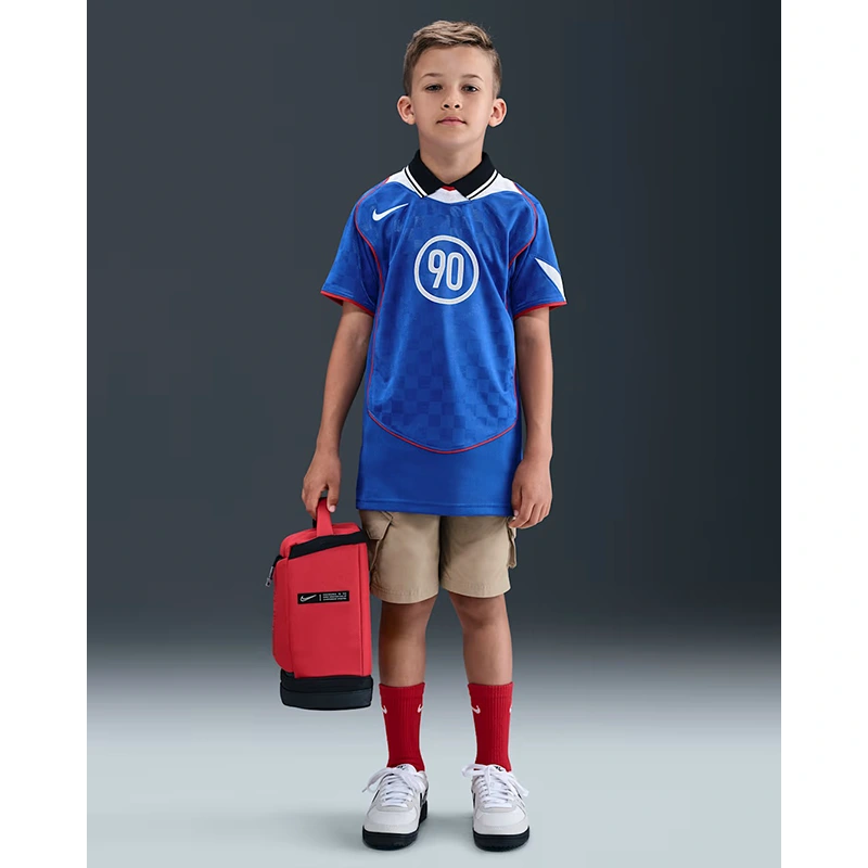Nike Blue Total 90 Older Kids Dri-FIT Soccer Jersey - Image 3