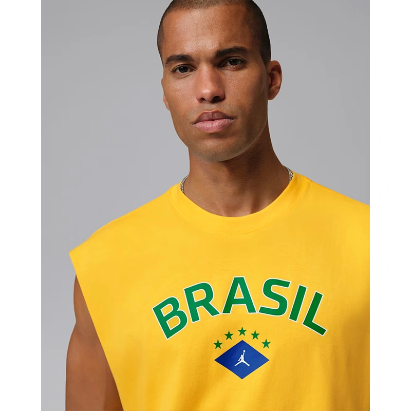 Nike FIFA World Cup 2026 Brazil Jordan Sleeveless Graphic T-Shirt - Image 3