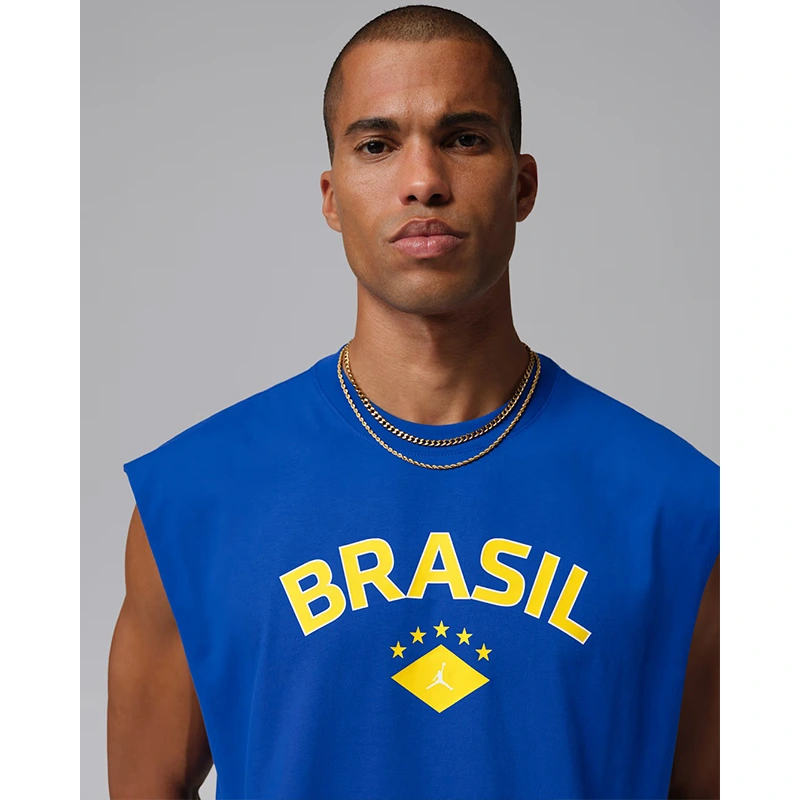Nike FIFA World Cup 2026 Brazil Jordan Sleeveless Graphic T-Shirt - Image 9
