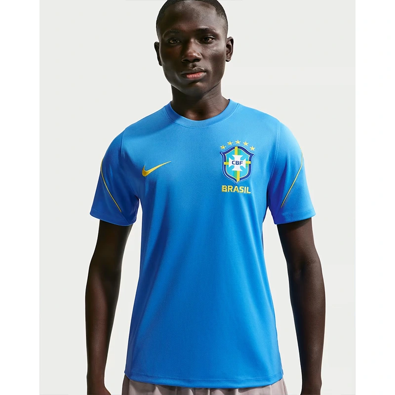 Nike FIFA World Cup 2026 Brazil Strike Football Dri-FIT Short-Sleeve Top