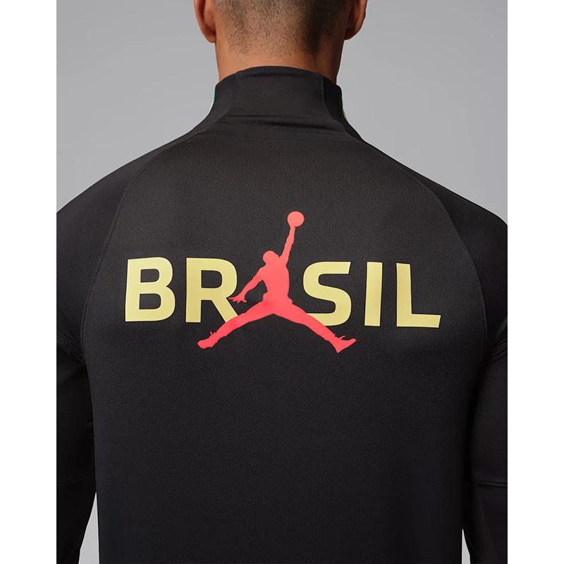 Nike FIFA World Cup 2026 Brazil Strike Jordan Dri-FIT Football Knit Drill Top - Image 5