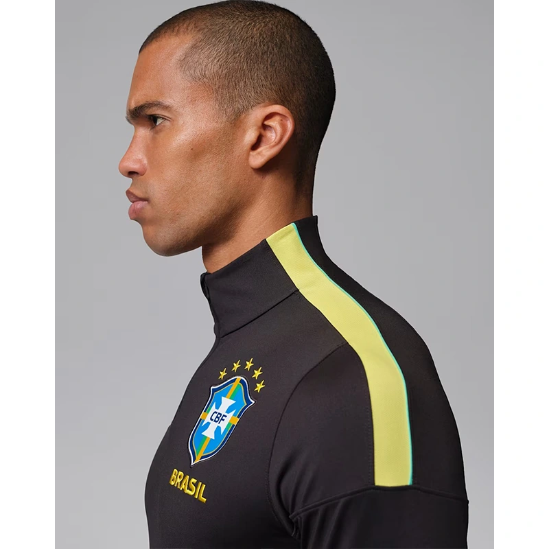 Nike FIFA World Cup 2026 Brazil Strike Jordan Dri-FIT Football Knit Drill Top - Image 3