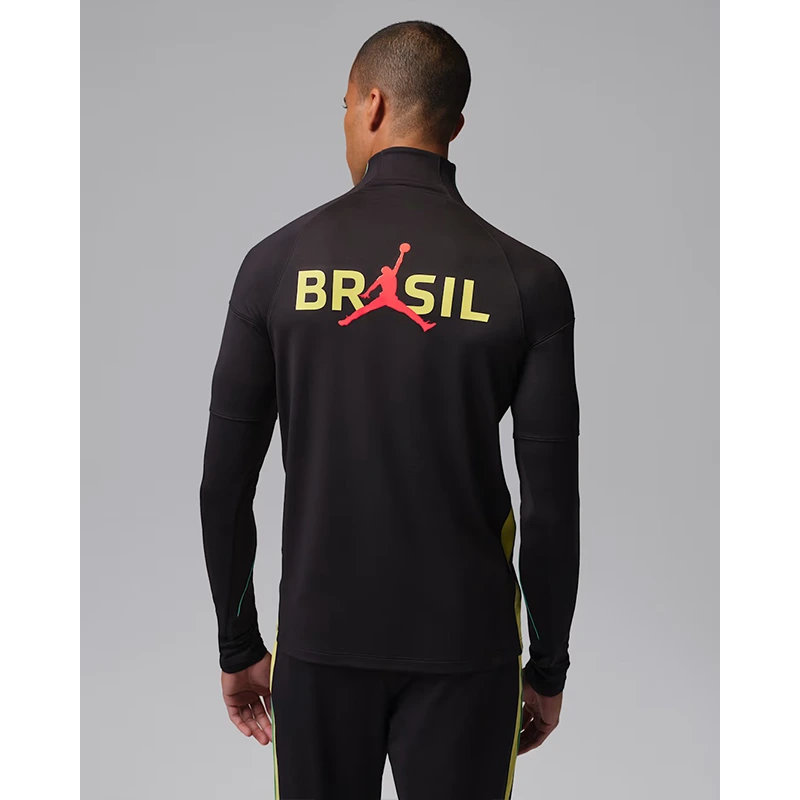 Nike FIFA World Cup 2026 Brazil Strike Jordan Dri-FIT Football Knit Drill Top - Image 2