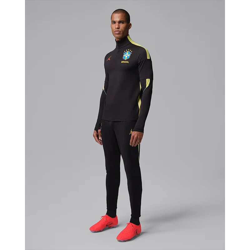 Nike FIFA World Cup 2026 Brazil Strike Jordan Dri-FIT Football Knit Drill Top - Image 7