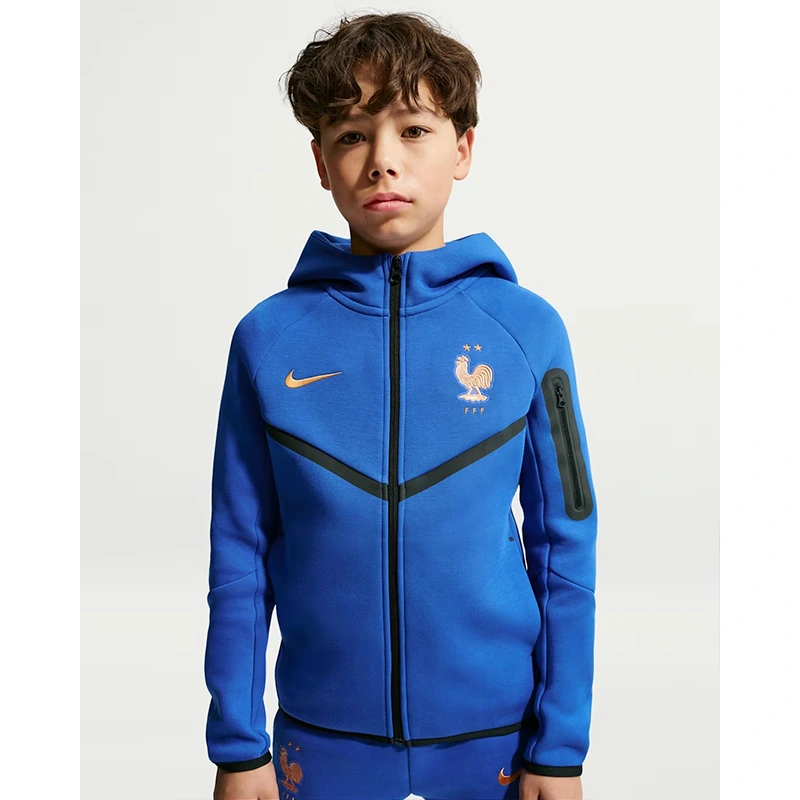 Nike FIFA World Cup 2026 France Tech Fleece Older Kids Boys Hoodie - Image 2