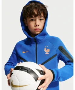 Nike FIFA World Cup 2026 France Tech Fleece Older Kids Boys Hoodie