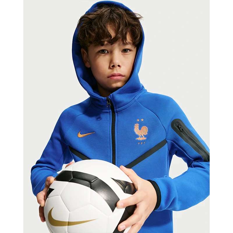 Nike FIFA World Cup 2026 France Tech Fleece Older Kids Boys Hoodie