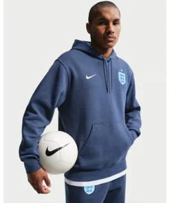 Mens Nike England 2026 Club Football Pullover Hoodie