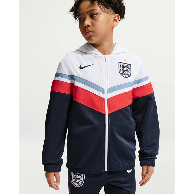 Nike FIFA World Cup England Older Kids Nike Dri-FIT Football Hooded Tracksuit - Image 2