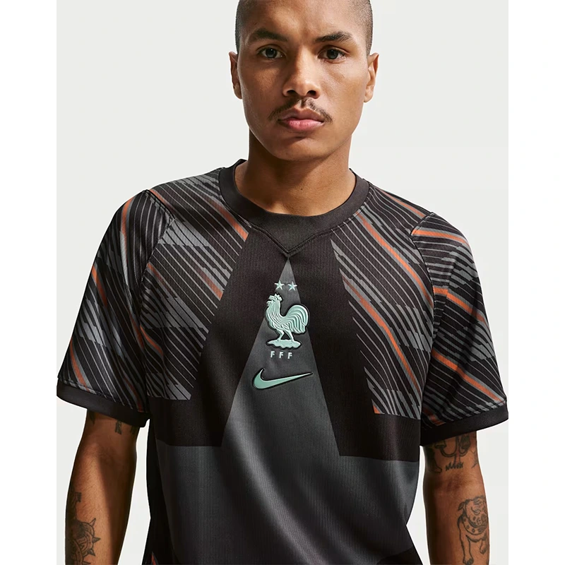 Mens Nike France Stadium Goalkeeper Short-Sleeve Jersey 2026 - Image 3