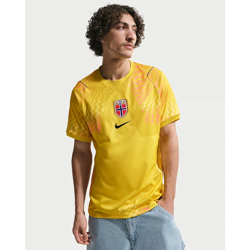 Nike FIFA World Cup Norway 2026 Stadium Goalkeeper Dri-FIT Football Short-Sleeve Jersey