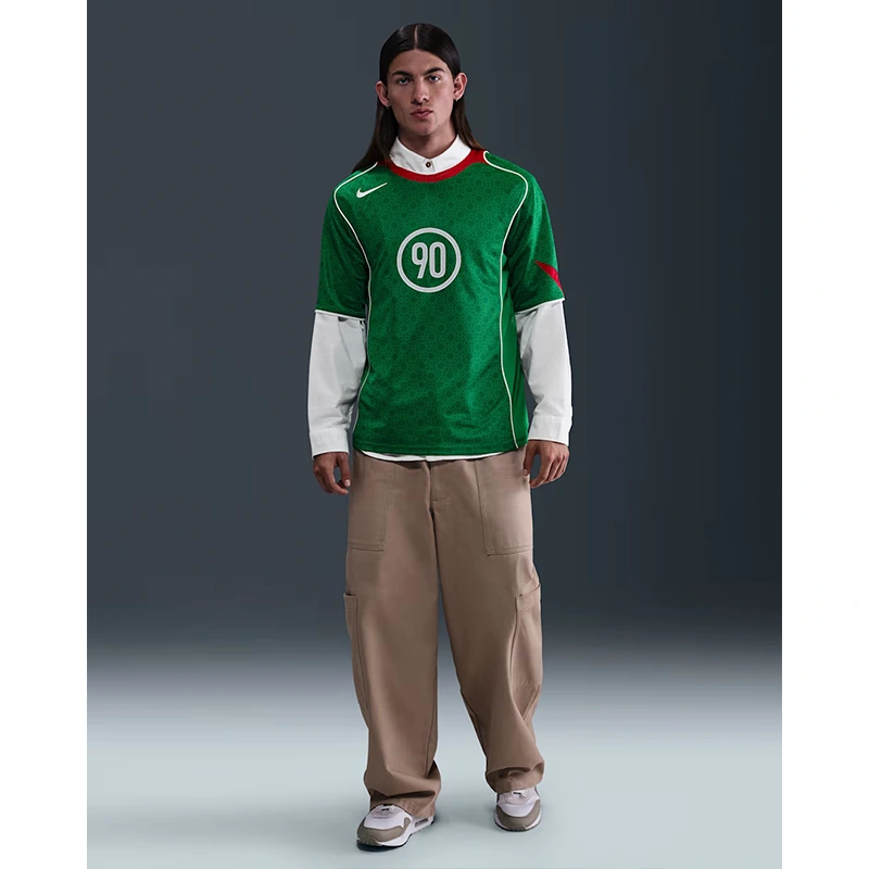 Nike Green Total 90 Mens Dri-FIT Soccer Jersey - Image 4