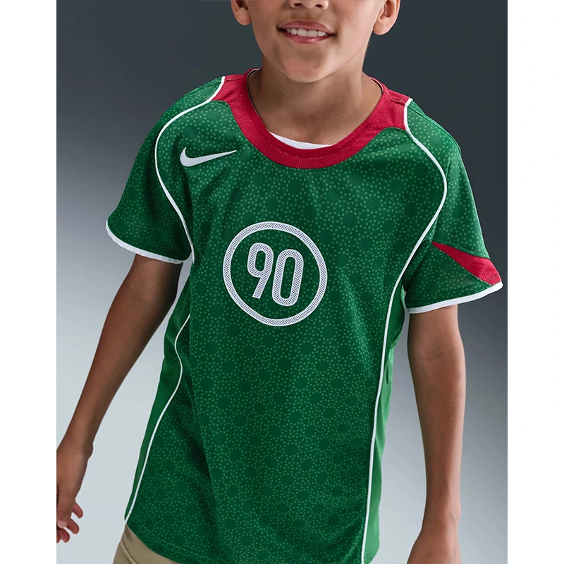 Nike Green Total 90 Older Kids Dri-FIT Soccer Jersey - Image 2