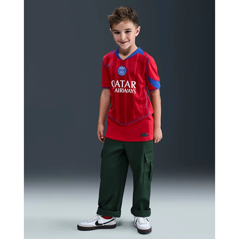 Nike Paris Saint-Germain 2025/26 Big Kids Total 90 Soccer Jersey - Image 4