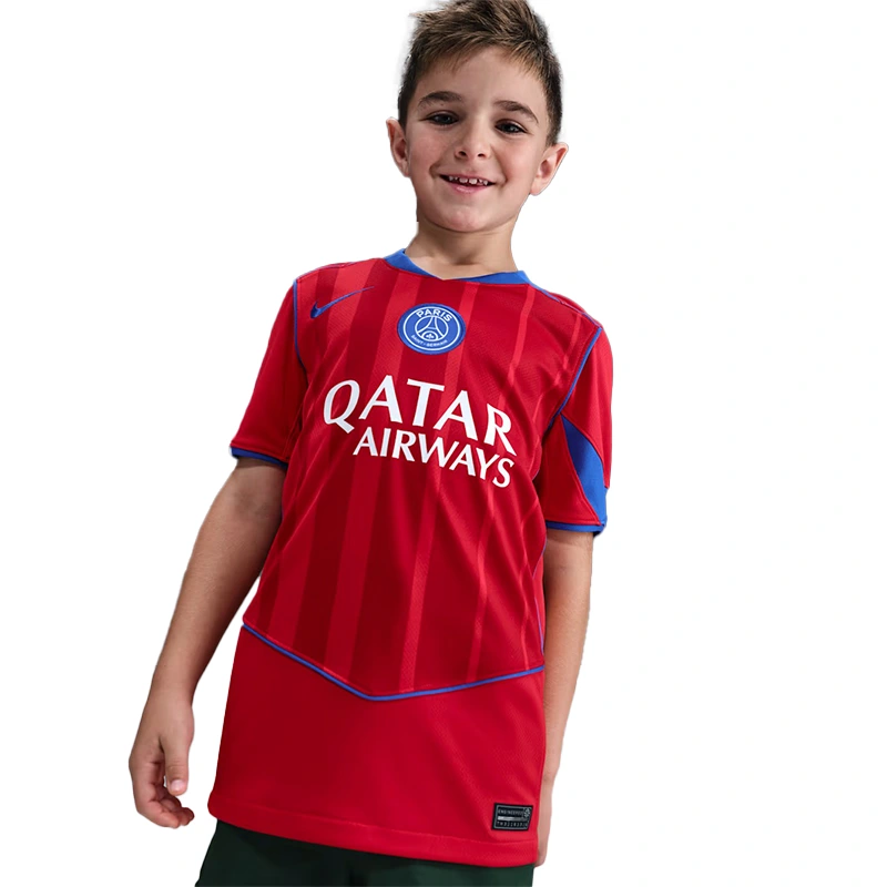 Nike Paris Saint-Germain 2025/26 Big Kids Total 90 Soccer Jersey