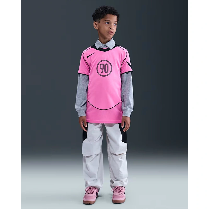 Nike Pink Total 90 Older Kids Dri-FIT Soccer Jersey - Image 4