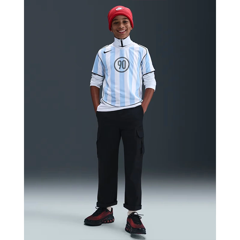 Nike Psychic Blue Total 90 Older Kids Dri-FIT Soccer Jersey - Image 4