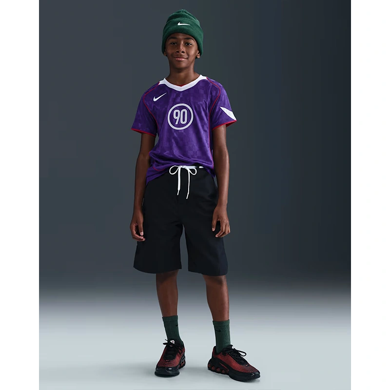 Nike Purple Total 90 Older Kids Dri-FIT Soccer Jersey - Image 4