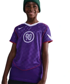 Nike Purple Total 90 Older Kids Dri-FIT Soccer Jersey