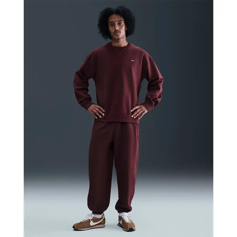 Nike Solo Swoosh Mens Fleece Crew - Image 2