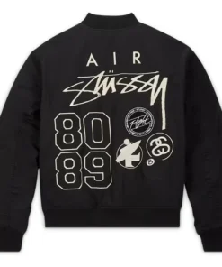 Nike x Stüssy Black Bomber Jacket