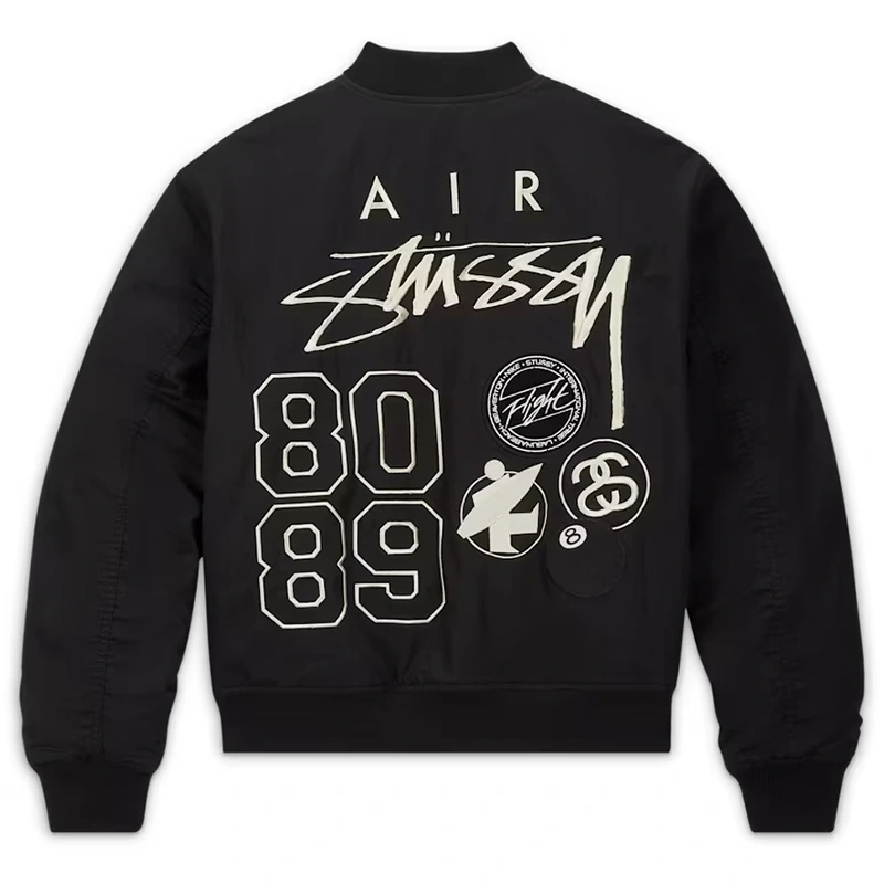 Nike x Stüssy Black Bomber Jacket