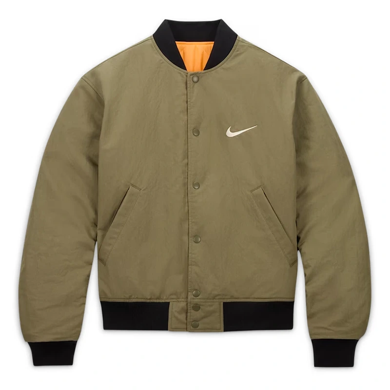 Nike x Stüssy Olive Bomber Jacket - Image 2