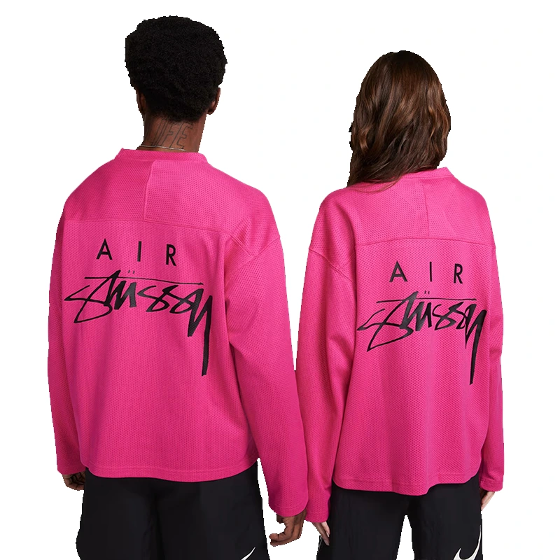Nike x Stüssy Pink Long-Sleeve Top - Image 4