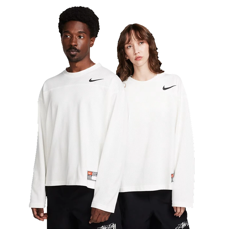 Nike x Stüssy White Long-Sleeve Top - Image 3