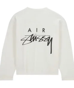Nike x Stüssy White Long-Sleeve Top