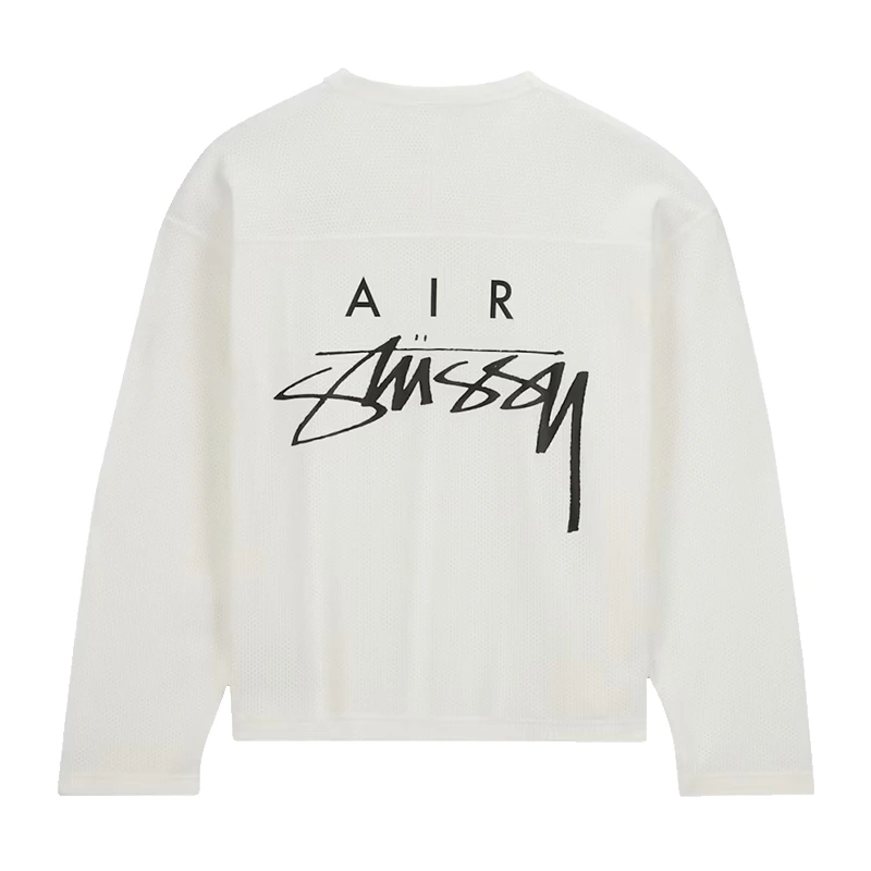Nike x Stüssy White Long-Sleeve Top