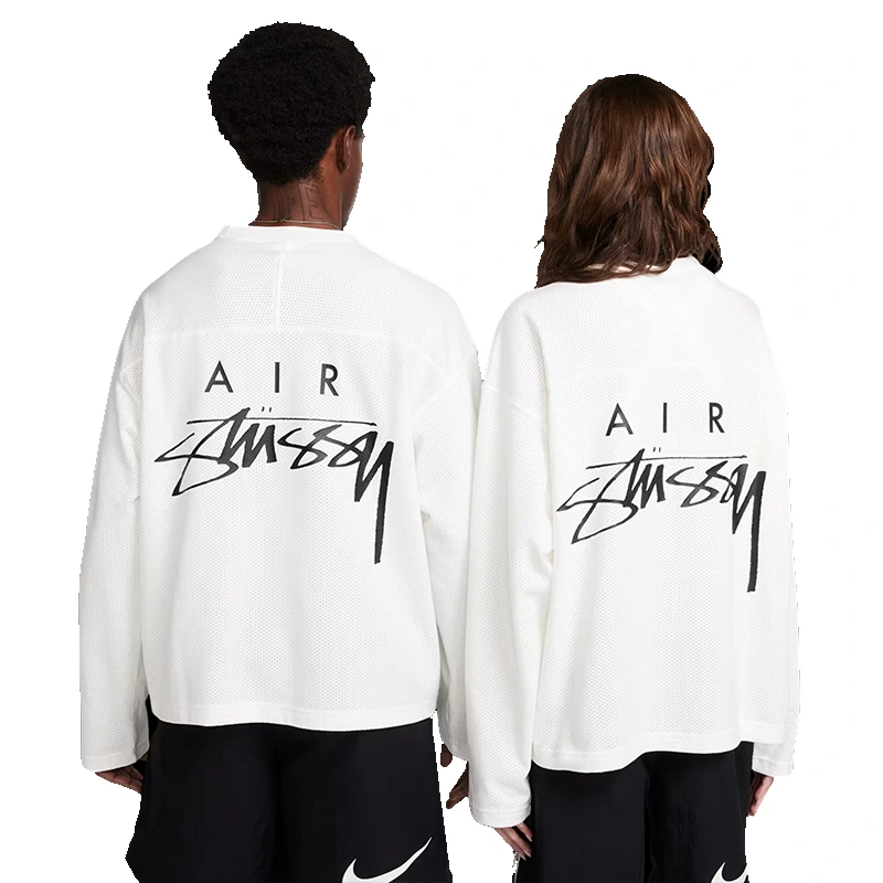 Nike x Stüssy White Long-Sleeve Top - Image 4