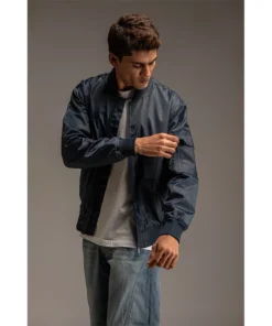 Nylon Bomber Jacket
