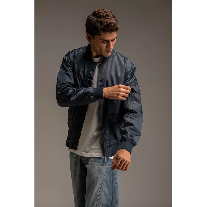 Nylon Bomber Jacket