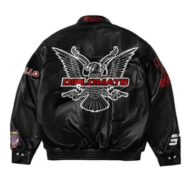 OVO Dipset Diplomats Leather Jacket - Image 2