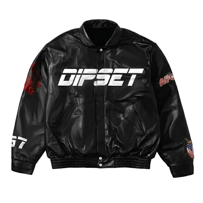 OVO Dipset Diplomats Leather Jacket
