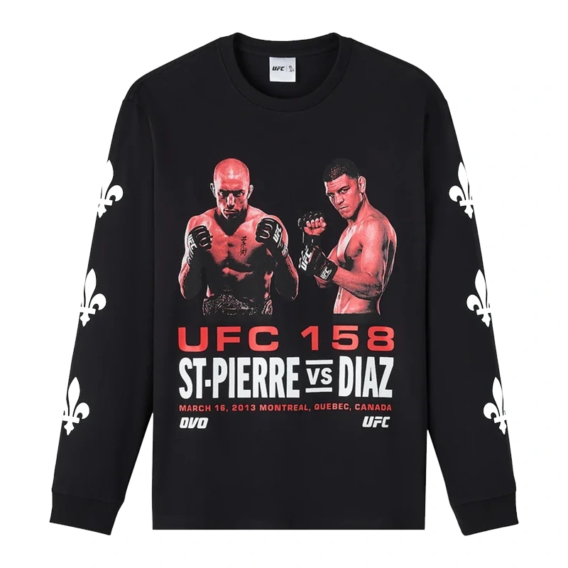 OVO x UFC GSP vs Diaz Long-Sleeve Tee