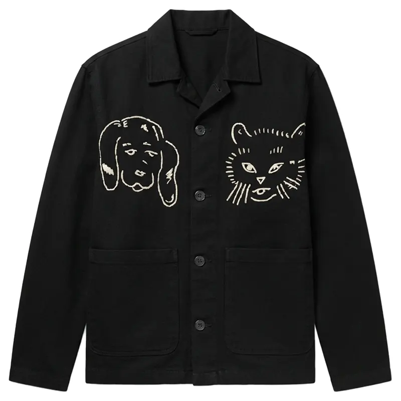 Off Campus S01 Miles Gutierrez-Riley Cat & Dog Graphic Jacket