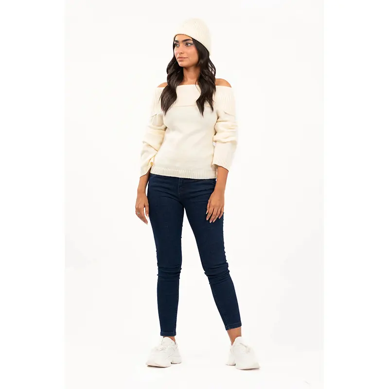 Off The Shoulder Sweater - Image 2