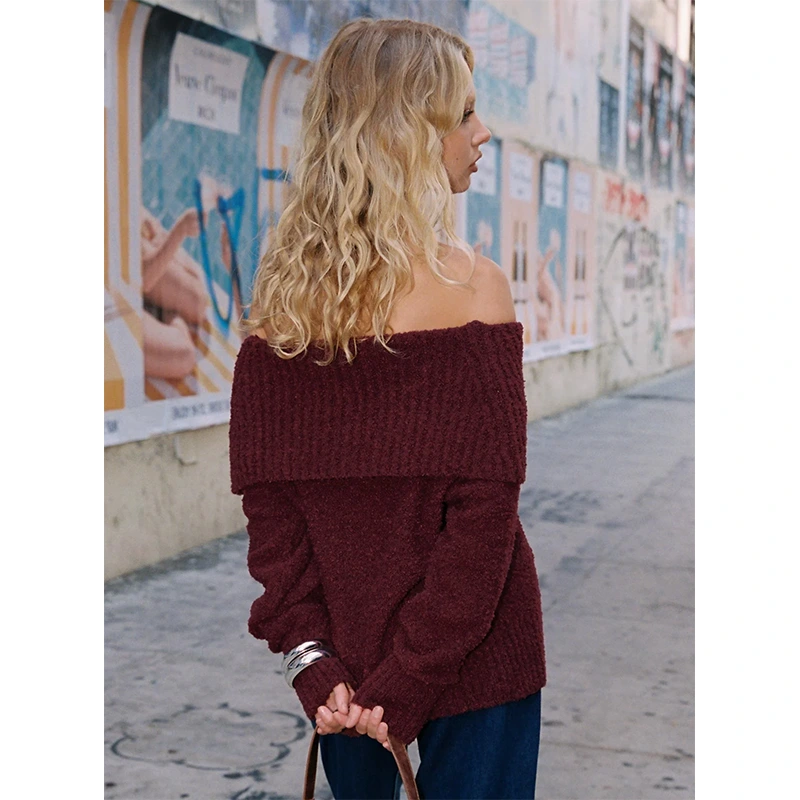 Off The Shoulder Sweater - Image 7