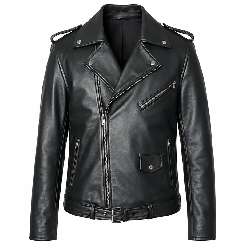 One for the Road Biker Leather Jacket