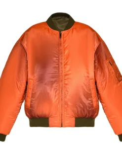 Orange Bomber Jacket
