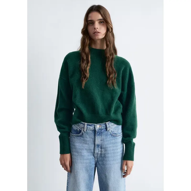 & Other Stories Mock Neck Sweater - Image 2